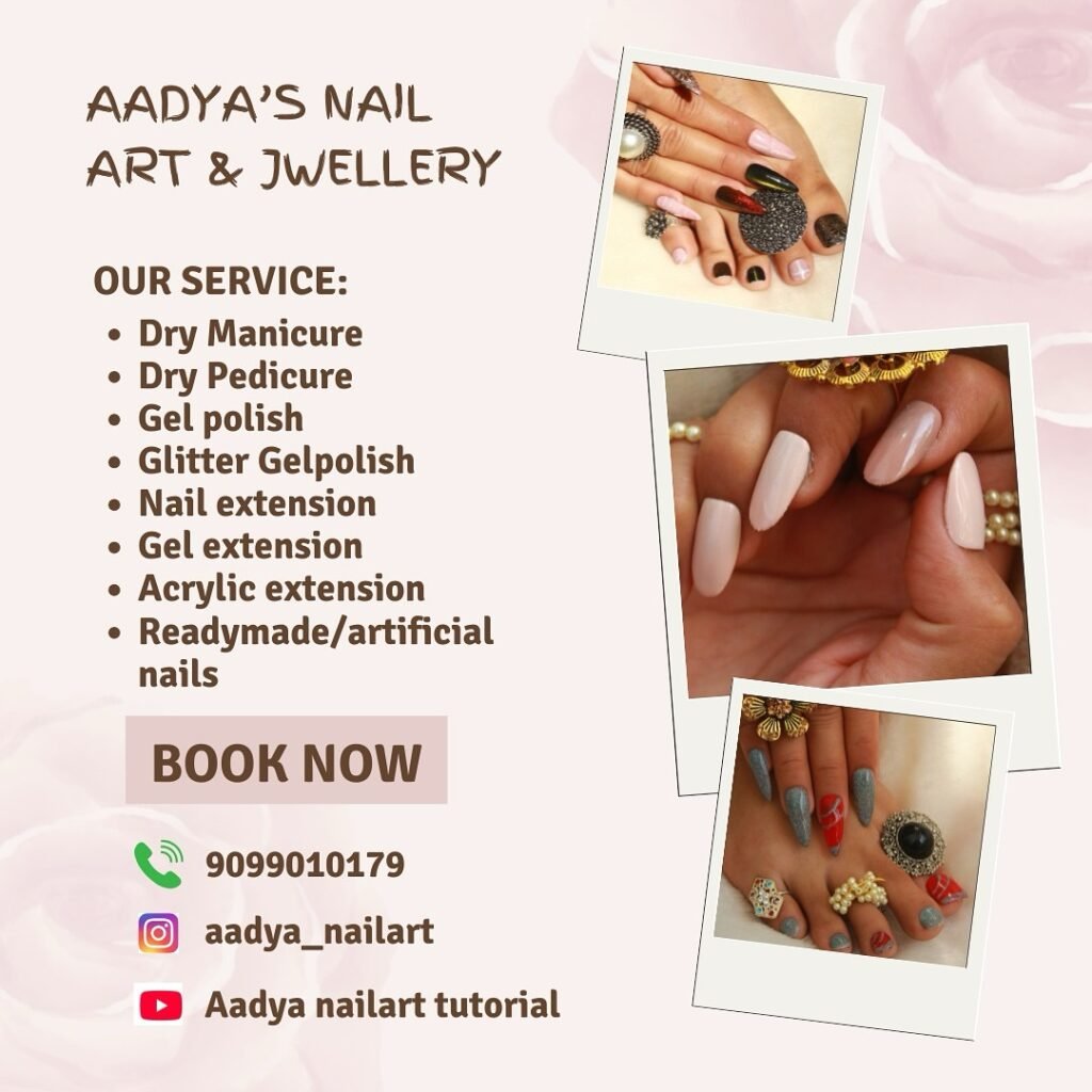 Instagram post from aadya_nailart. This post is in position 2.