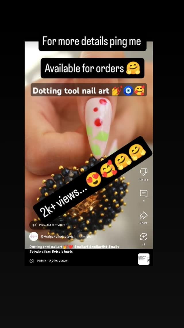 Instagram post from aadya_nailart. This post is in position 1.